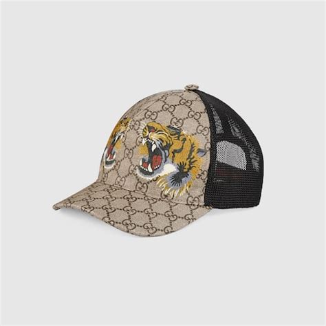 gucci hats tiger|Gucci tiger shopper.